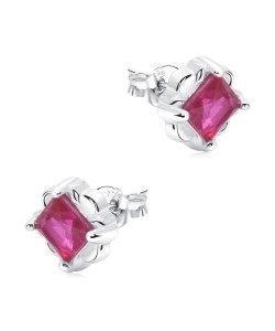 Silver Stud Earring STS-6072